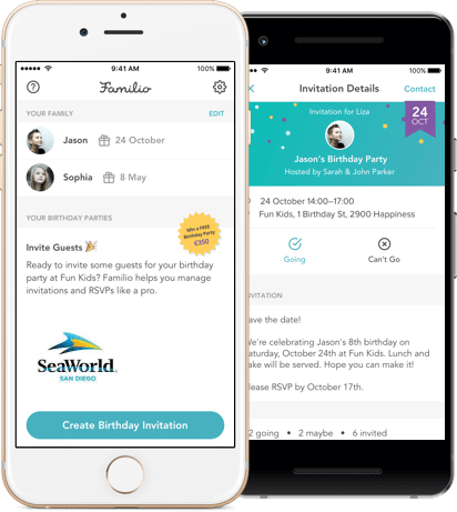SeaWorld San Diego birthday app