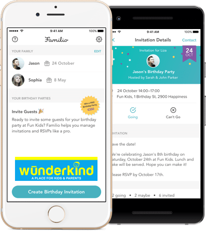 Wunderkind birthday app